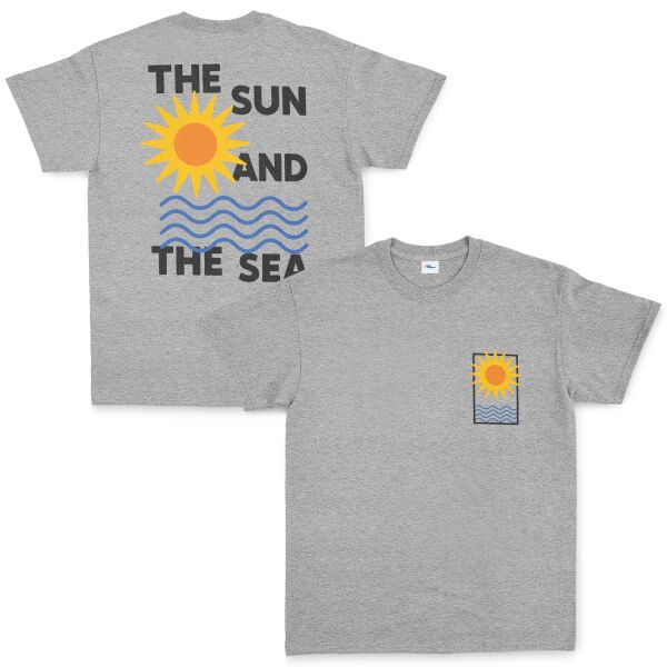 The Sun and The Sea Tişört S - Gri