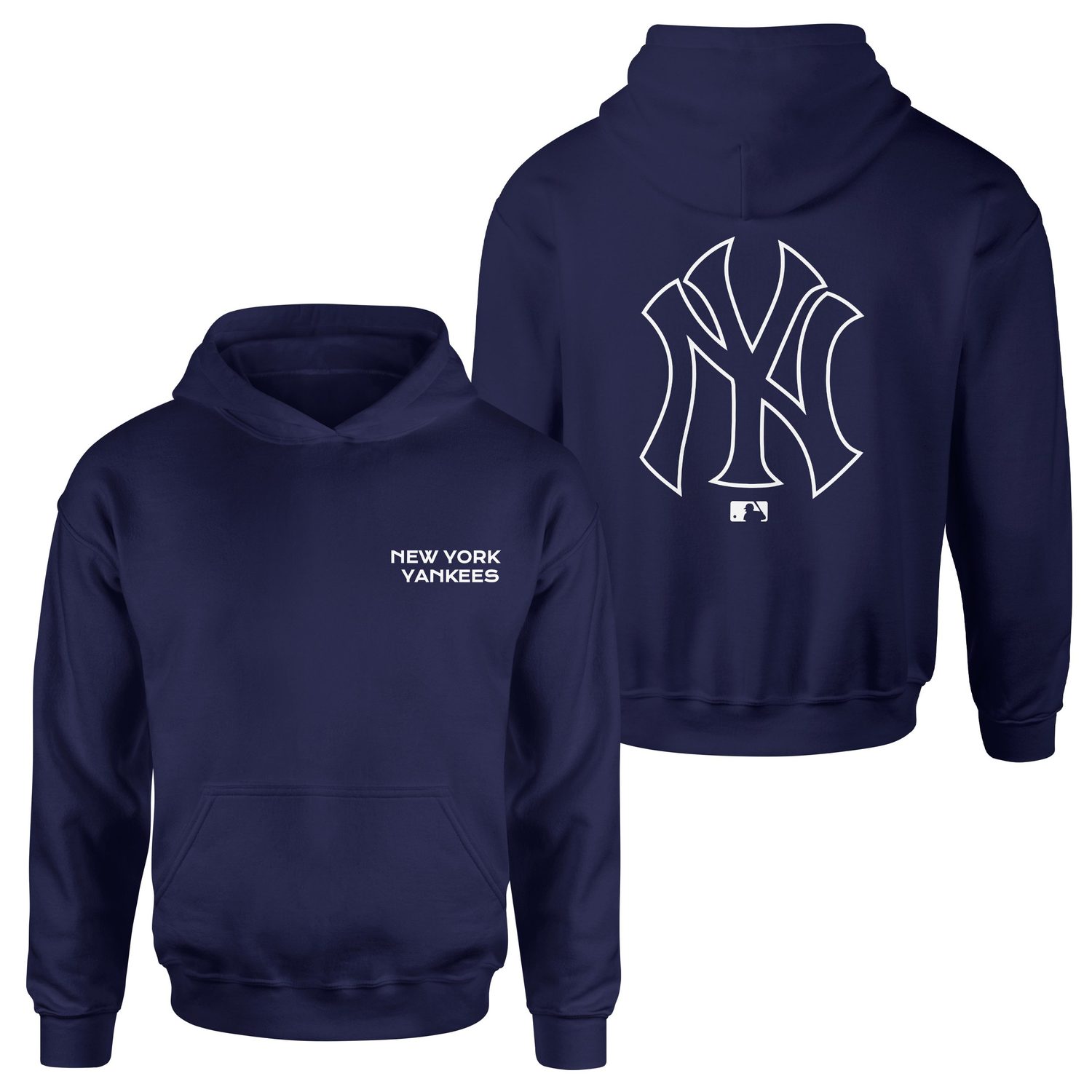 NY YANKEES MLB Edition Hoodie XXL - İndigo Mavisi