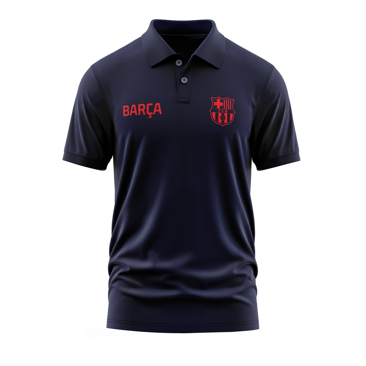 BARÇA Polo Tişört L - İndigo Mavisi | OUTLET