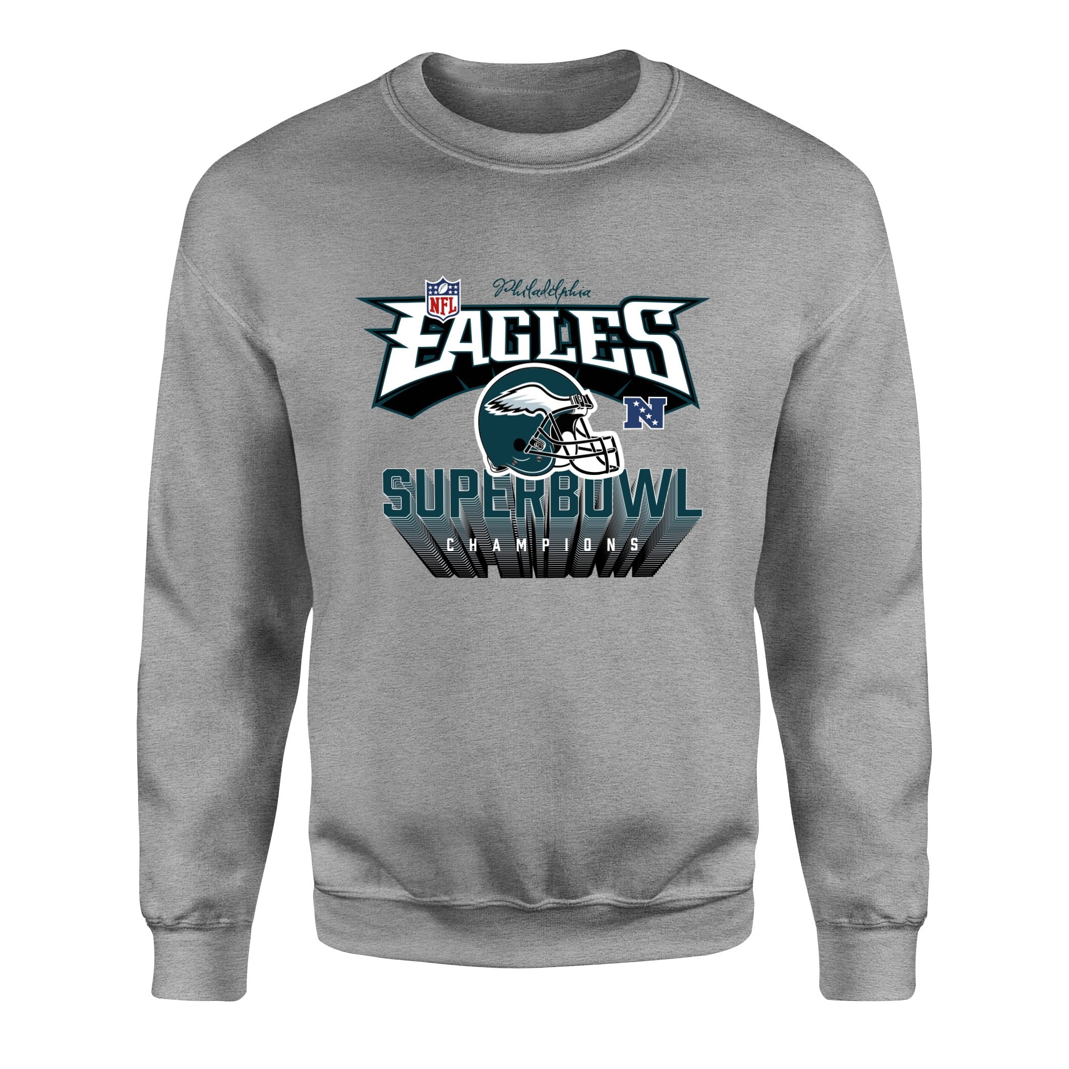 Philadelphia Eagles SB Champions Sweatshirt L - Gri