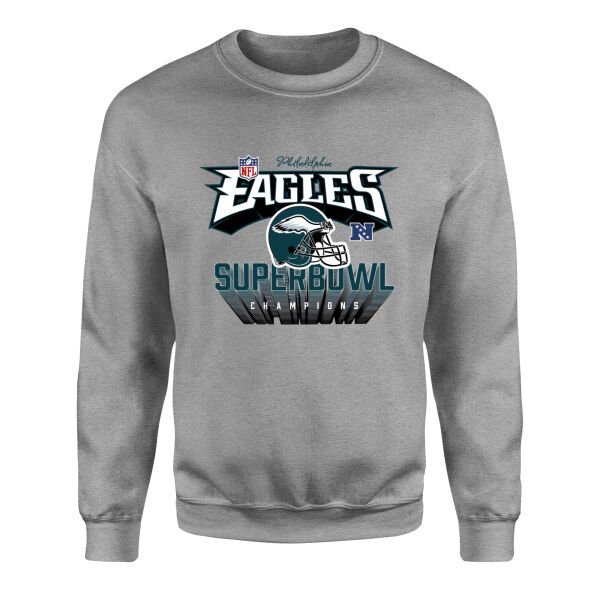 Philadelphia Eagles SB Champions Sweatshirt L - Gri