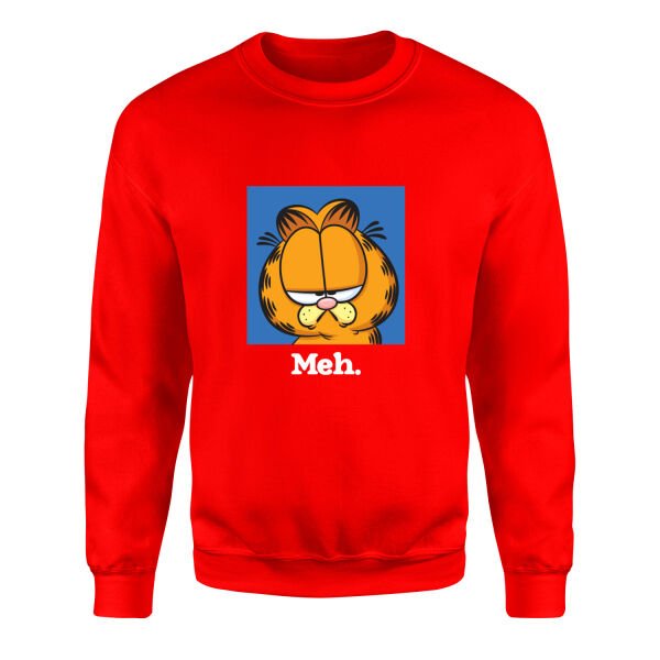 Garfield | meh. Sweatshirt S - Kırmızı