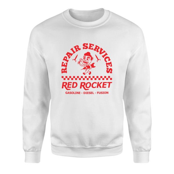 Red Rocket | Fallout Sweatshirt XL - Beyaz