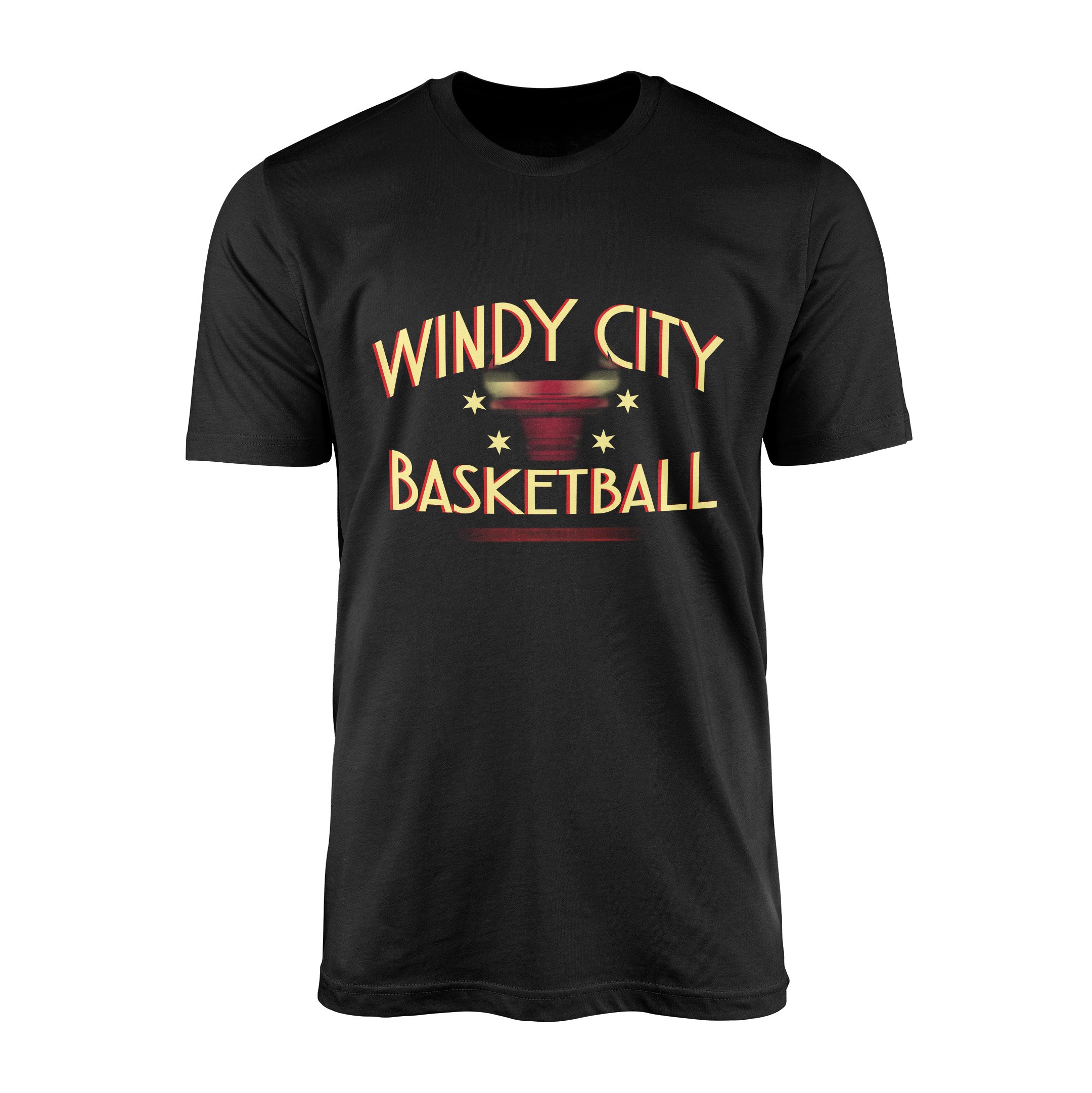 Windy City Basketball Tişört M - Siyah