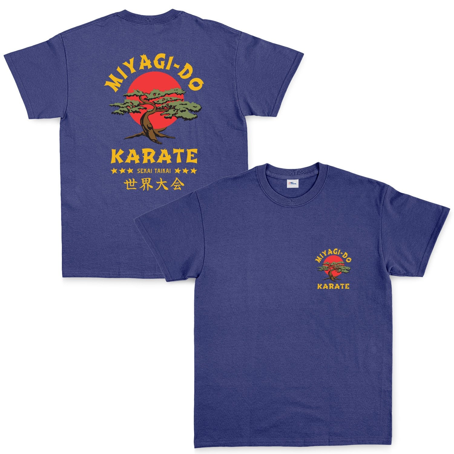 Miyagi Do Karate Tişört XL - İndigo Mavisi