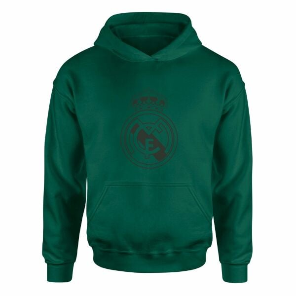 Real Madrid Shield Hoodie S - Nefti Yeşili