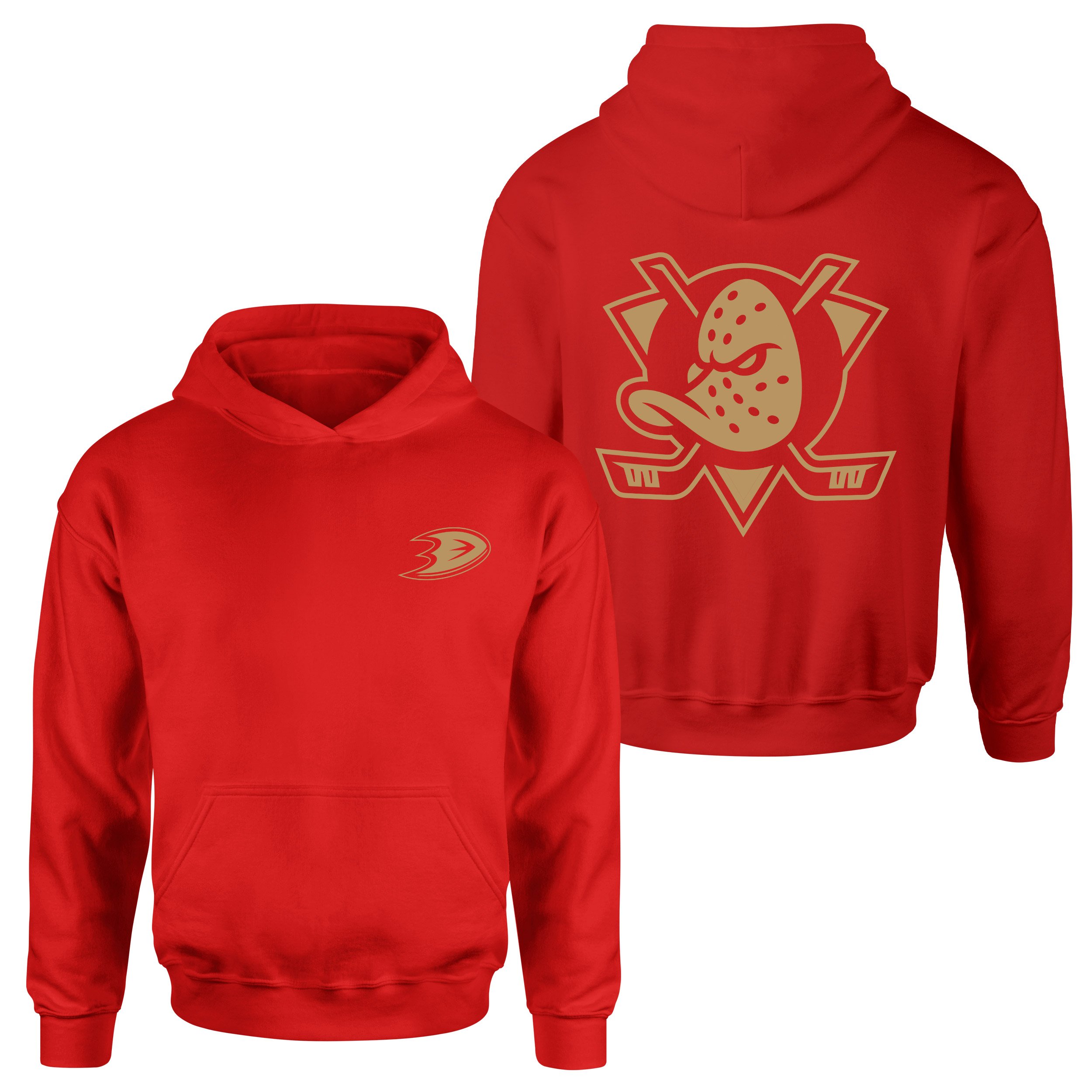 Anaheim Ducks SE Hoodie L - Kırmızı