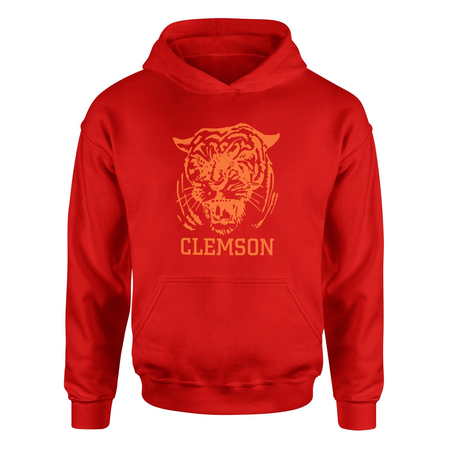 Clemson Tigers Hoodie L - Kırmızı