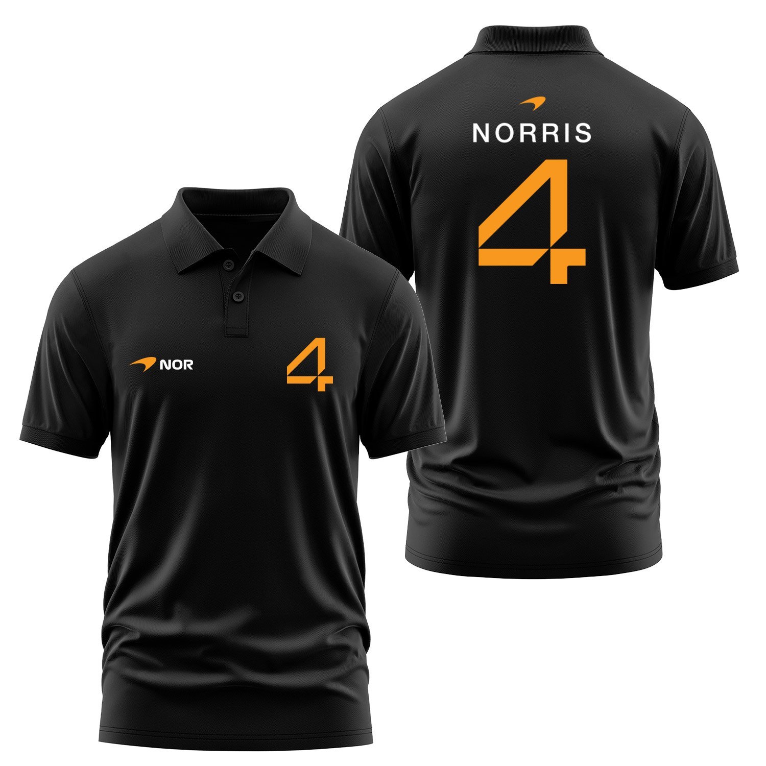 Lando Norris 4 Driver Basic Polo Tişört
