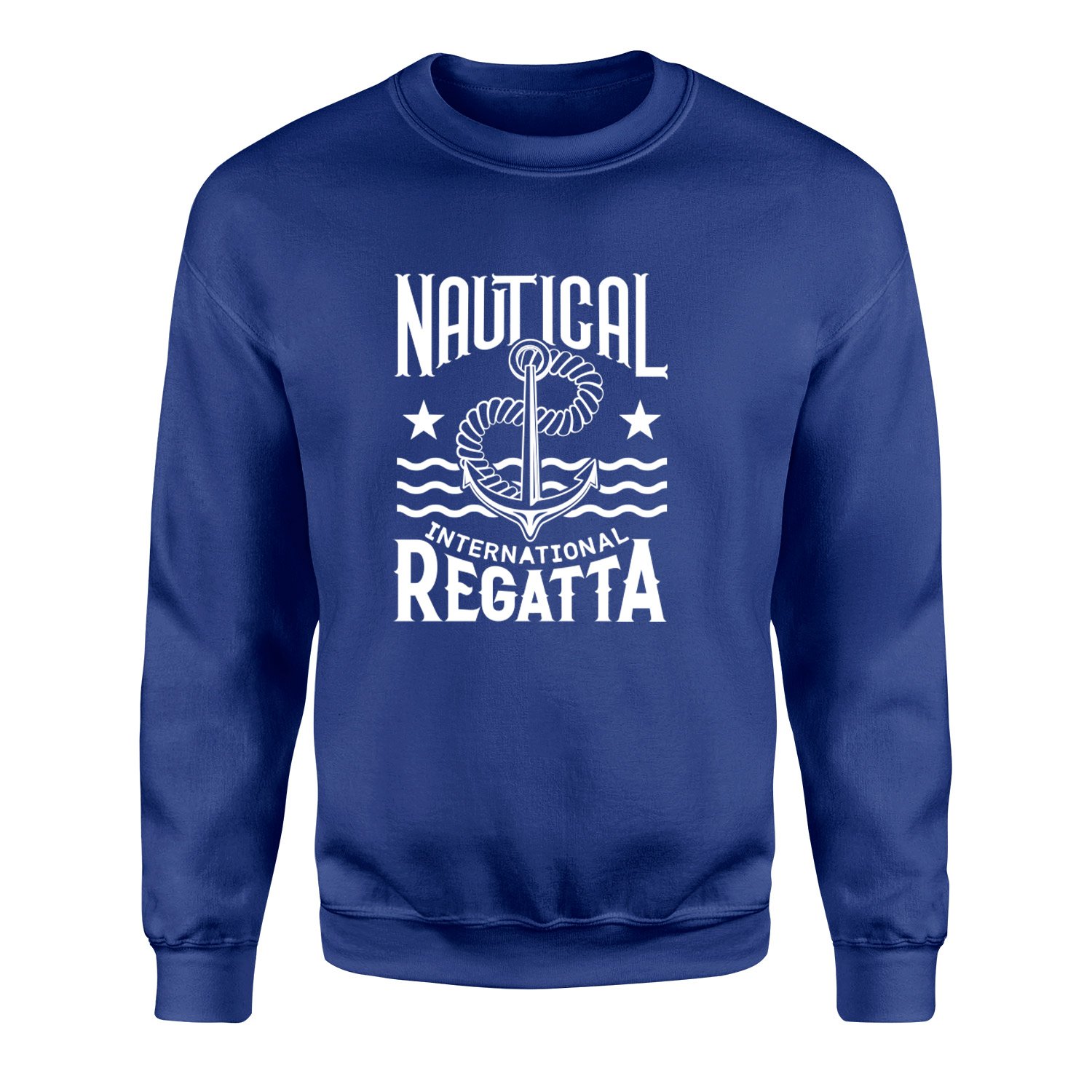 Nautical Regatta Sweatshirt XL - İndigo Mavisi