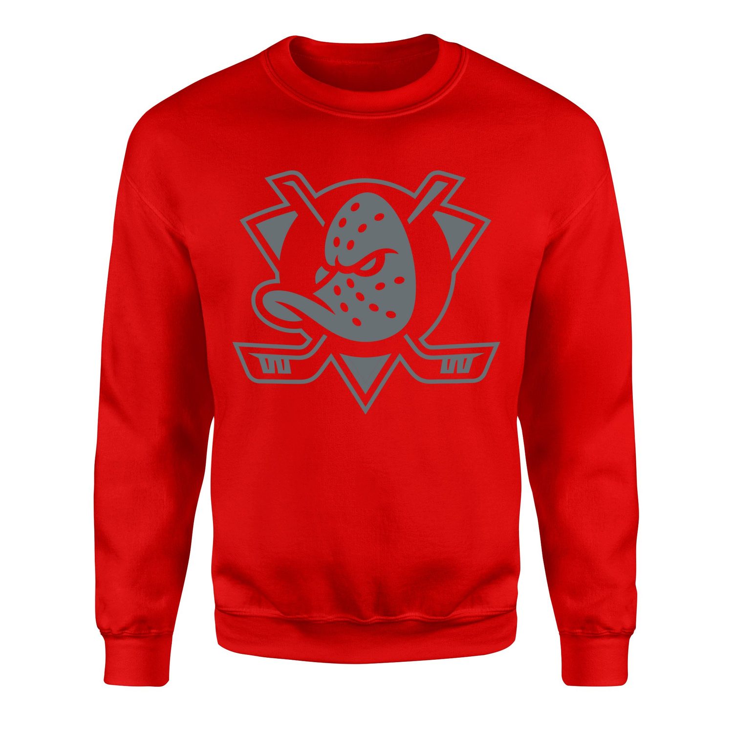 Anaheim Ducks Muted Shield Sweatshirt XXL - Kırmızı