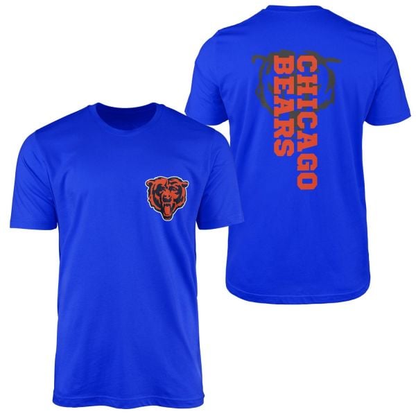 Chicago Bears NFL SE Tişört L - Mavi