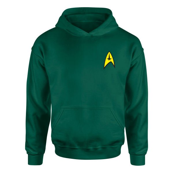 Star Trek Delta Hoodie S - Nefti Yeşili