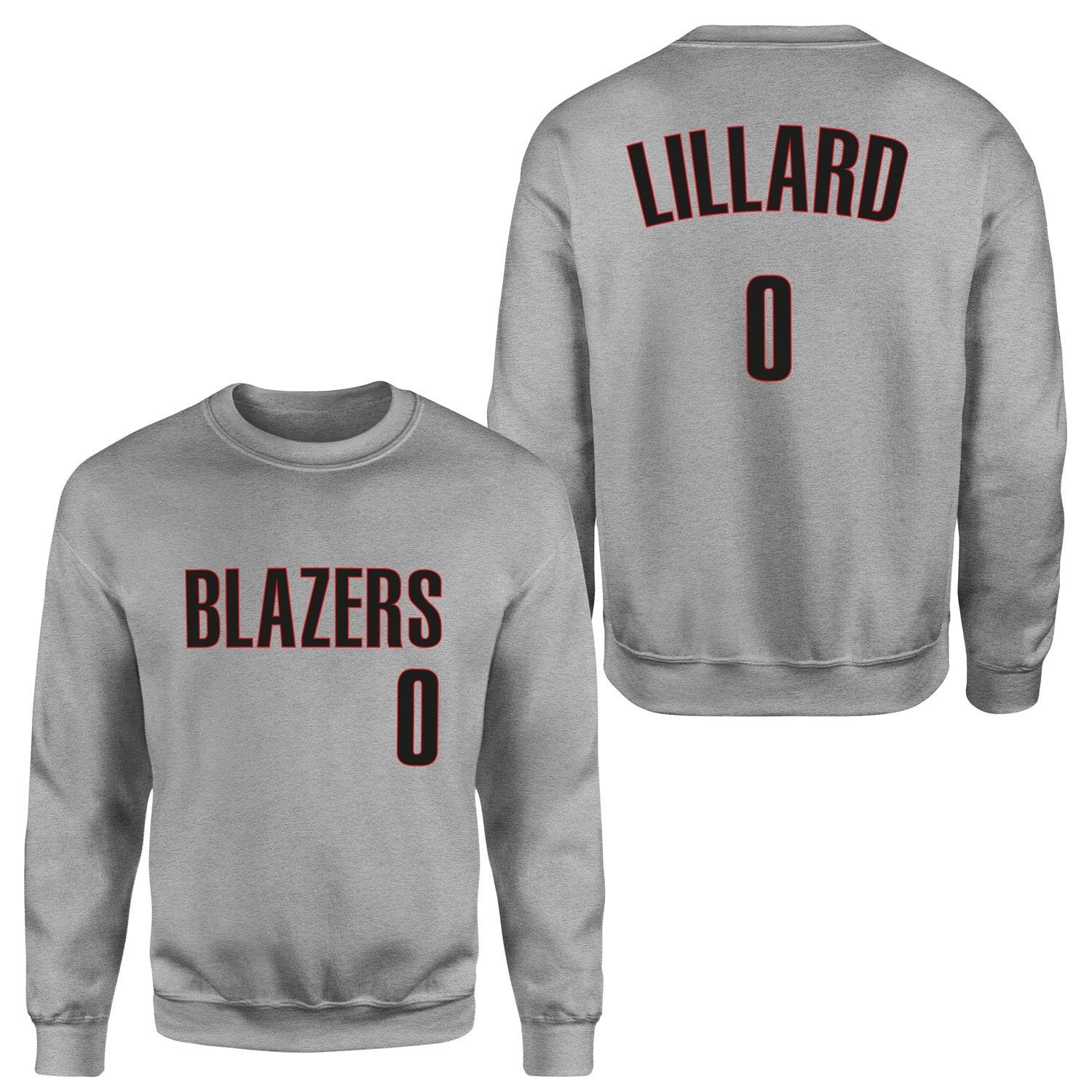 Damien Lillard Blazers Forma Sweatshirt S - Gri
