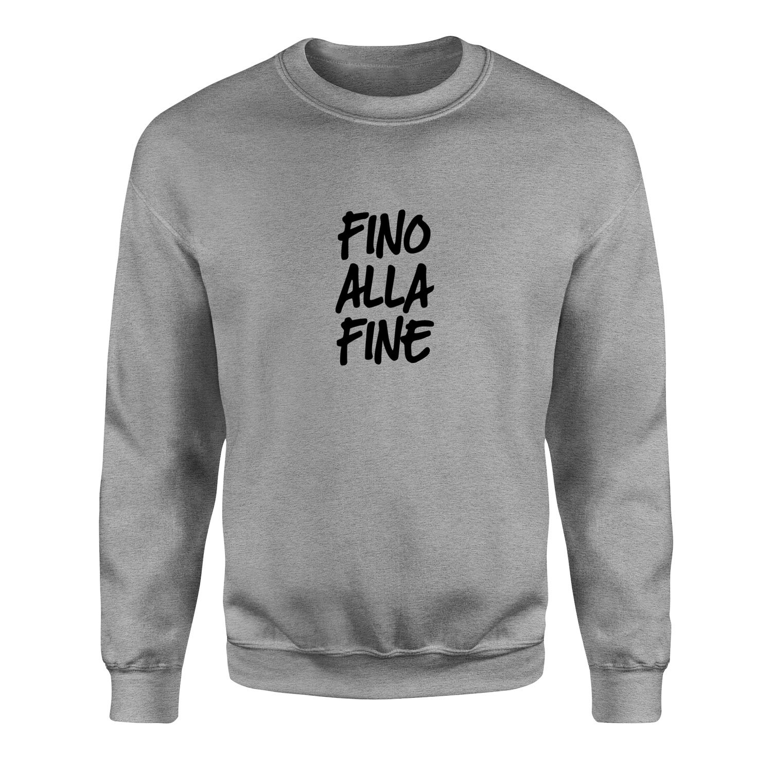 Juventus Fino Alla Fine Sweatshirt L - Gri