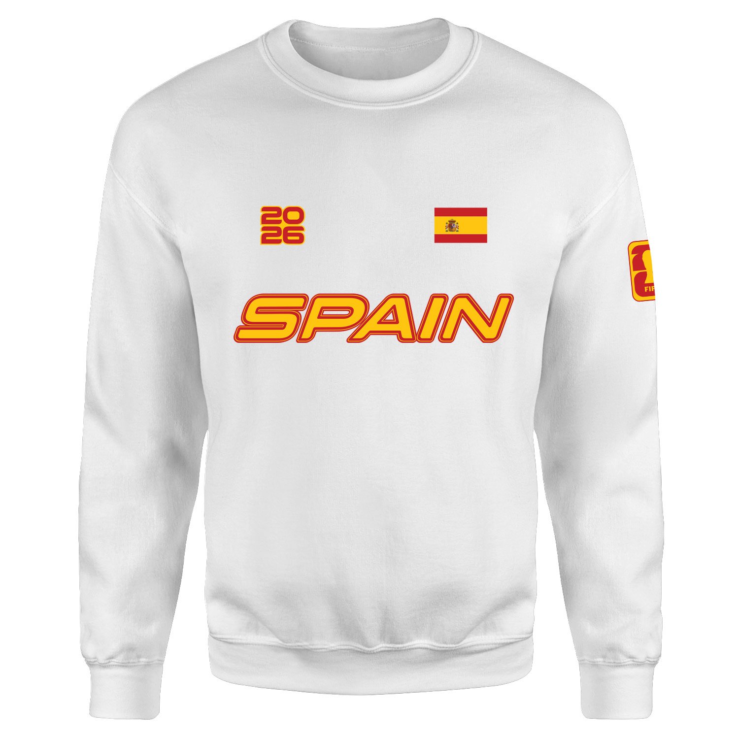 İspanya 2026 Sweatshirt XL - Beyaz