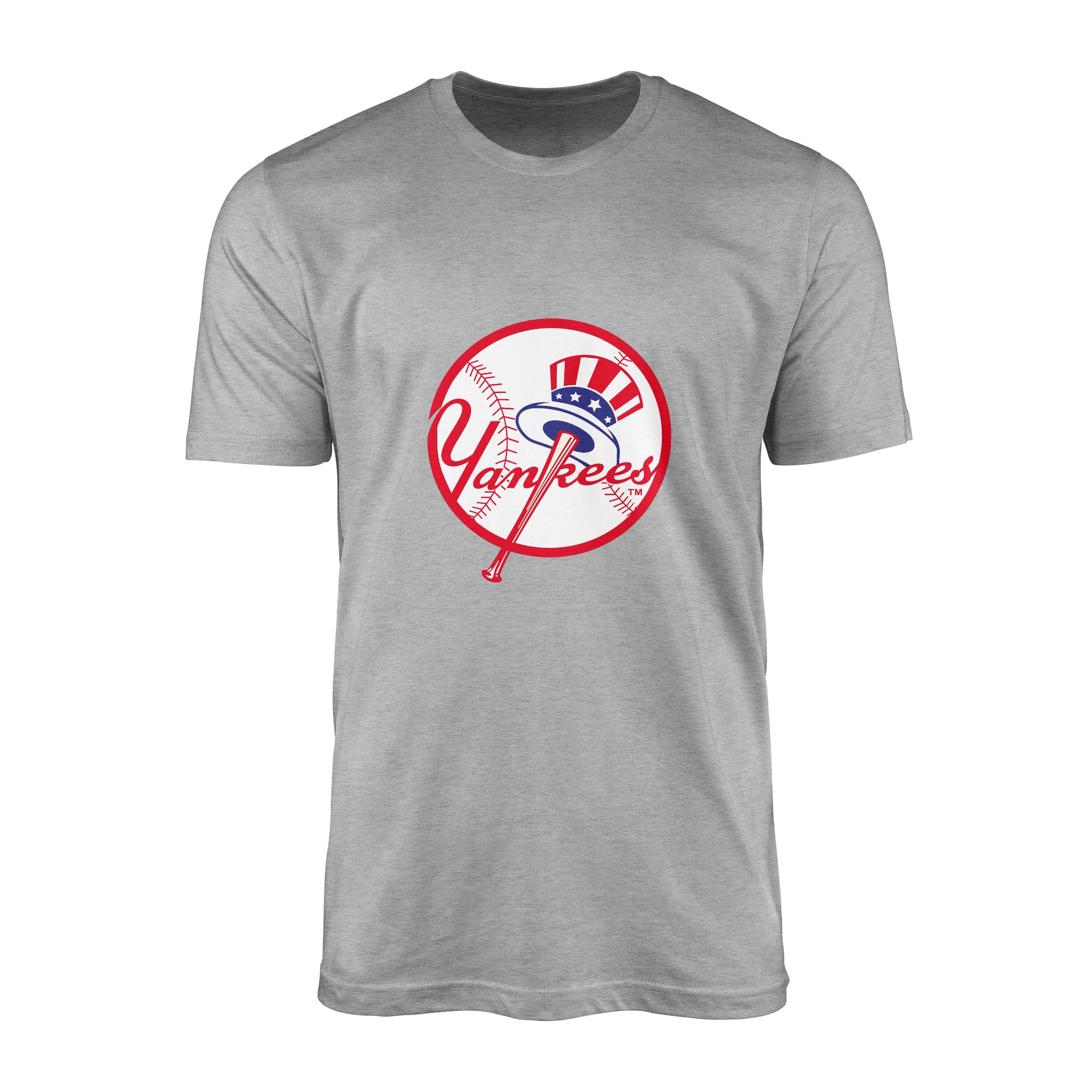 NY Yankees Uncle Sam Tişört L - Gri