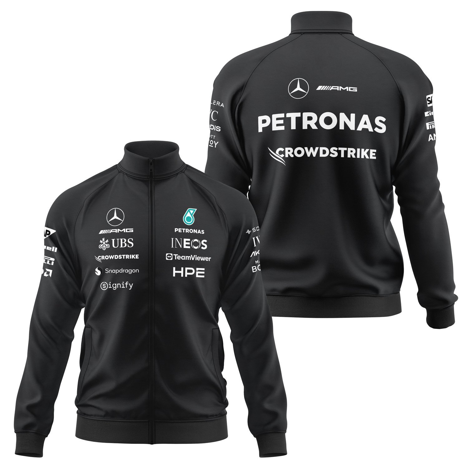 Mercedes AMG Petronas 2026 Teamline Fermuarlı Sweatshirt