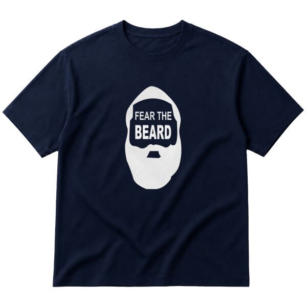 Fear the Beard | James Harden W Oversize Tişört S - İndigo Mavisi