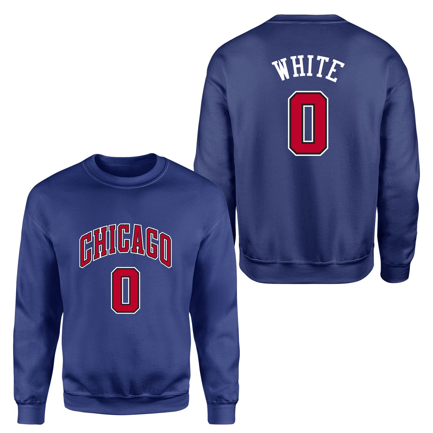 Coby White Chicago 0 Forma Sweatshirt M - İndigo Mavisi