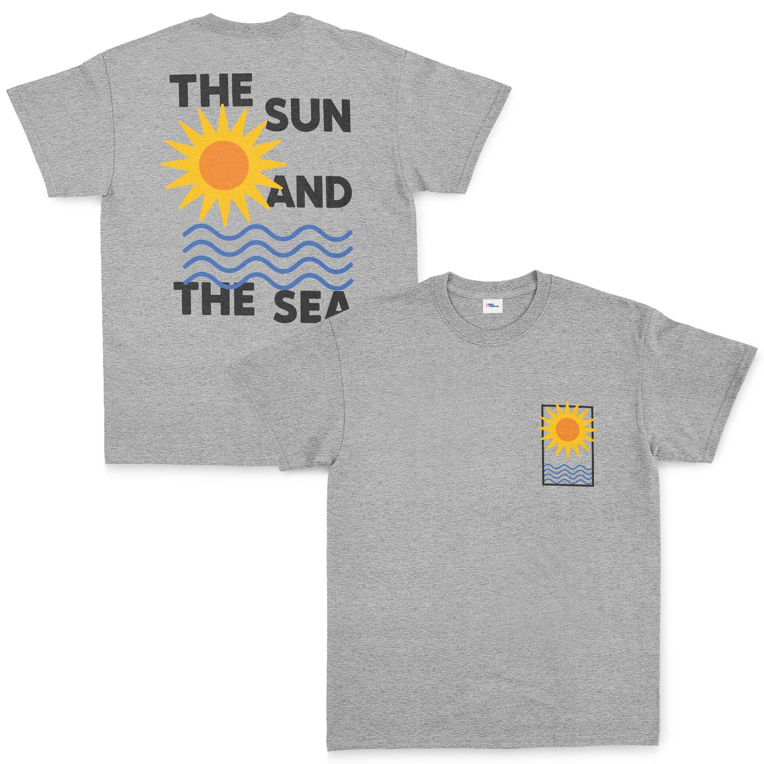 The Sun and The Sea Tişört XXL - Gri