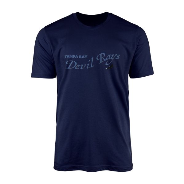 Tampa Bay Devil Rays Retro Tişört L - İndigo Mavisi