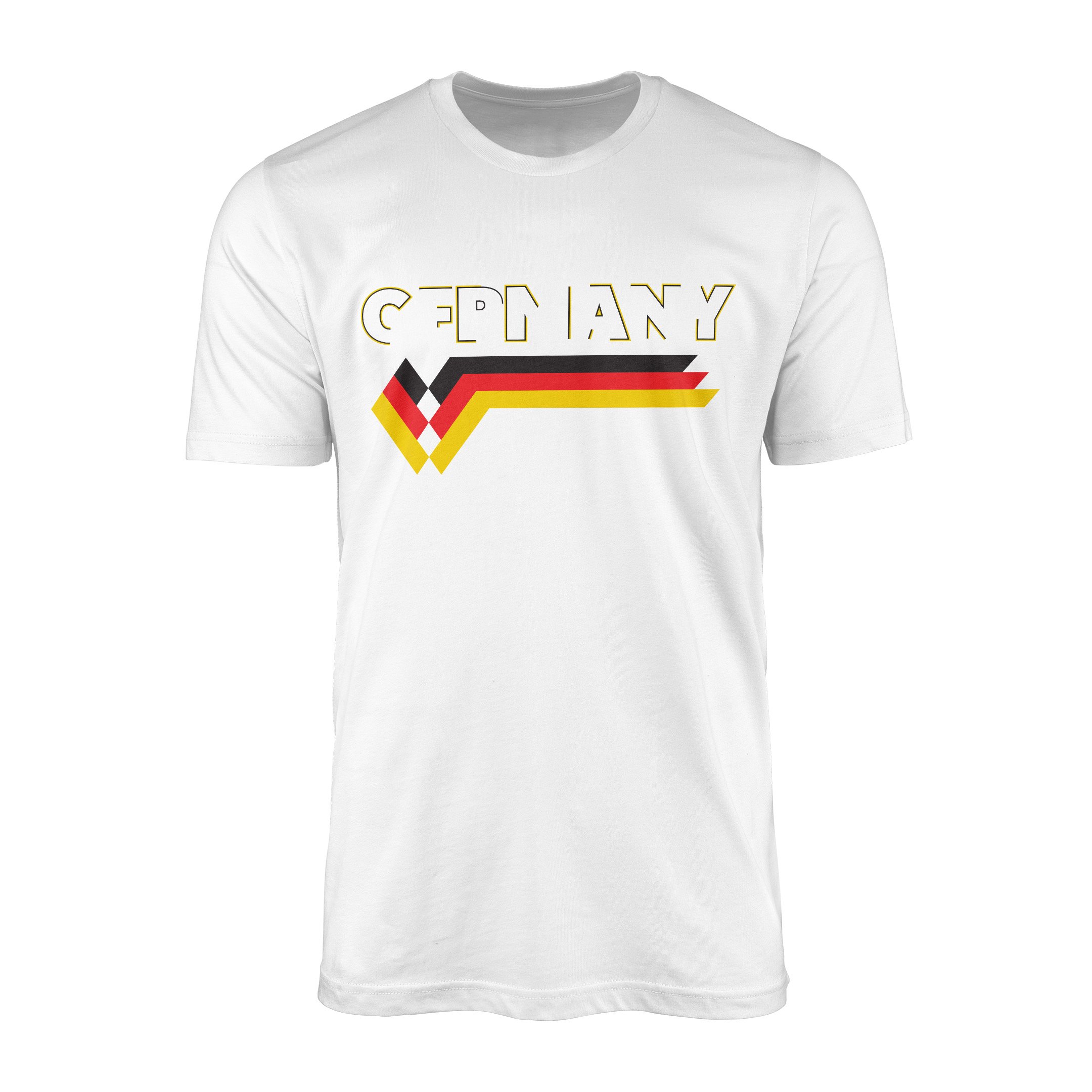 Almanya Retro II Tişört XXL - Beyaz