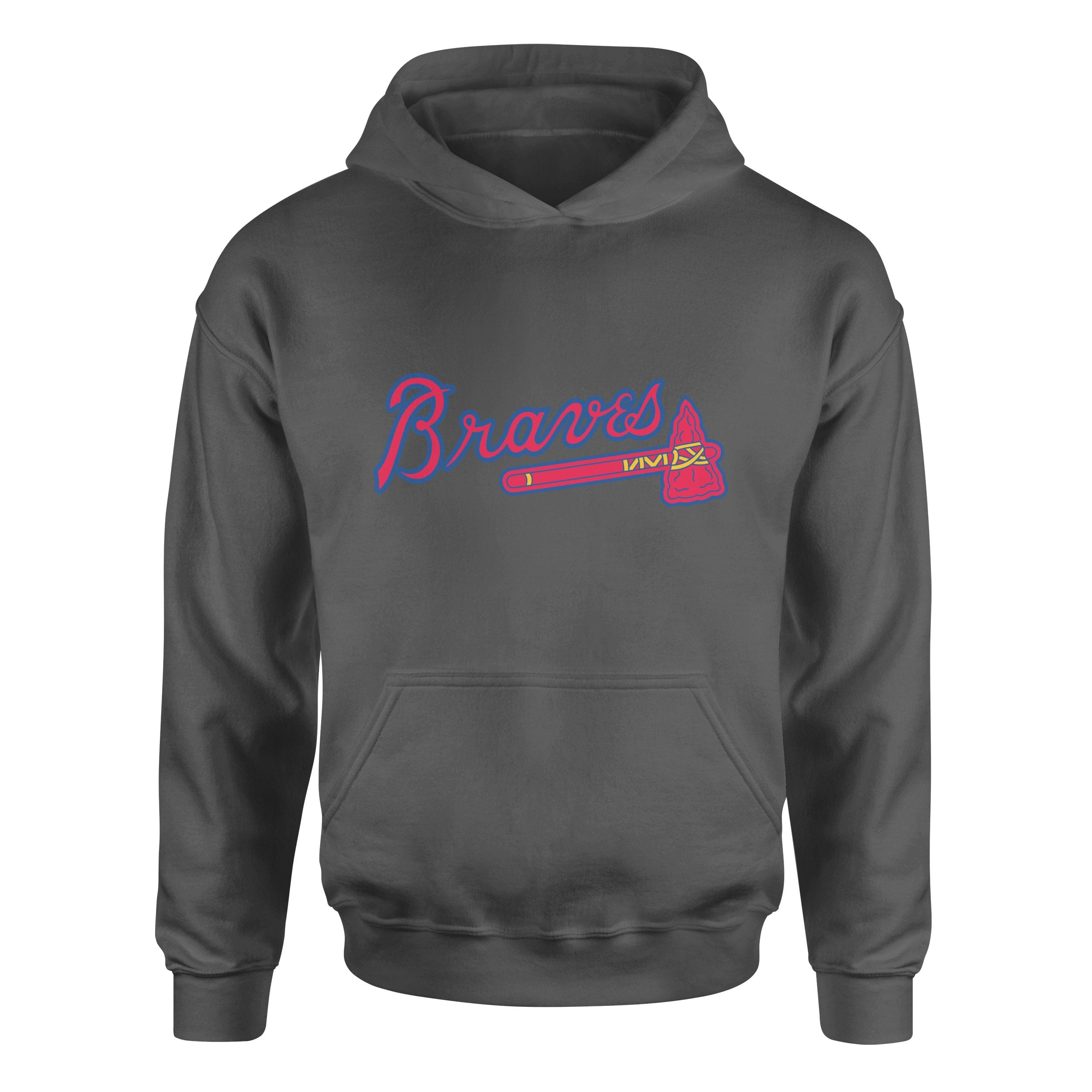The Braves Hoodie L - Füme