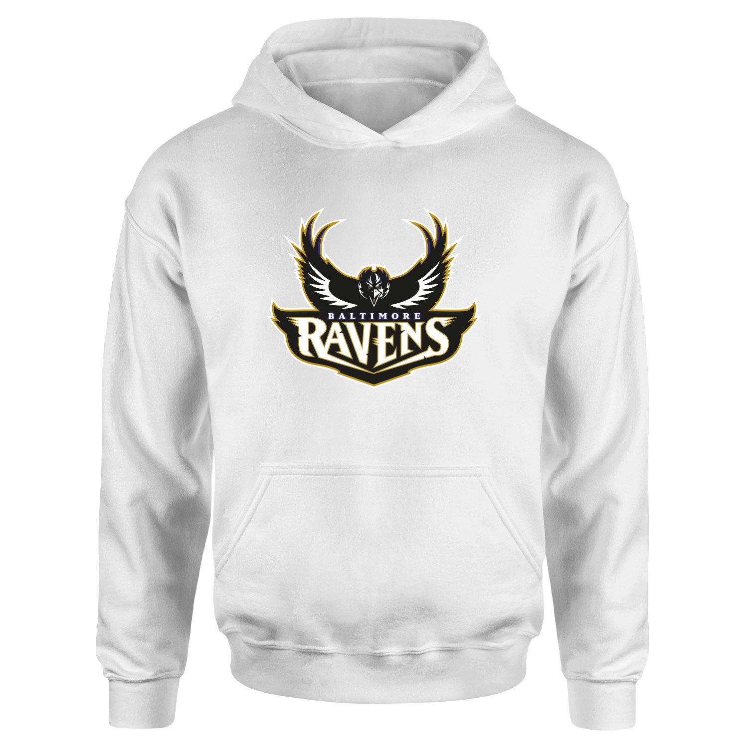 The Ravens Hoodie S - Beyaz