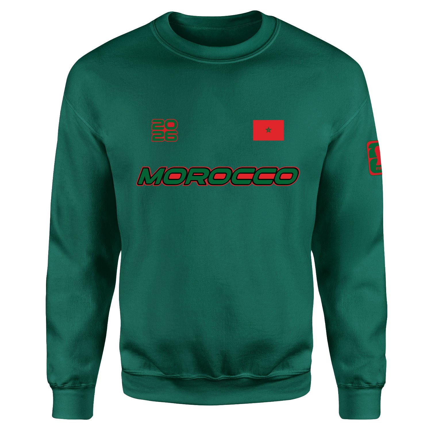 Fas 2026 Sweatshirt XL - Nefti Yeşili