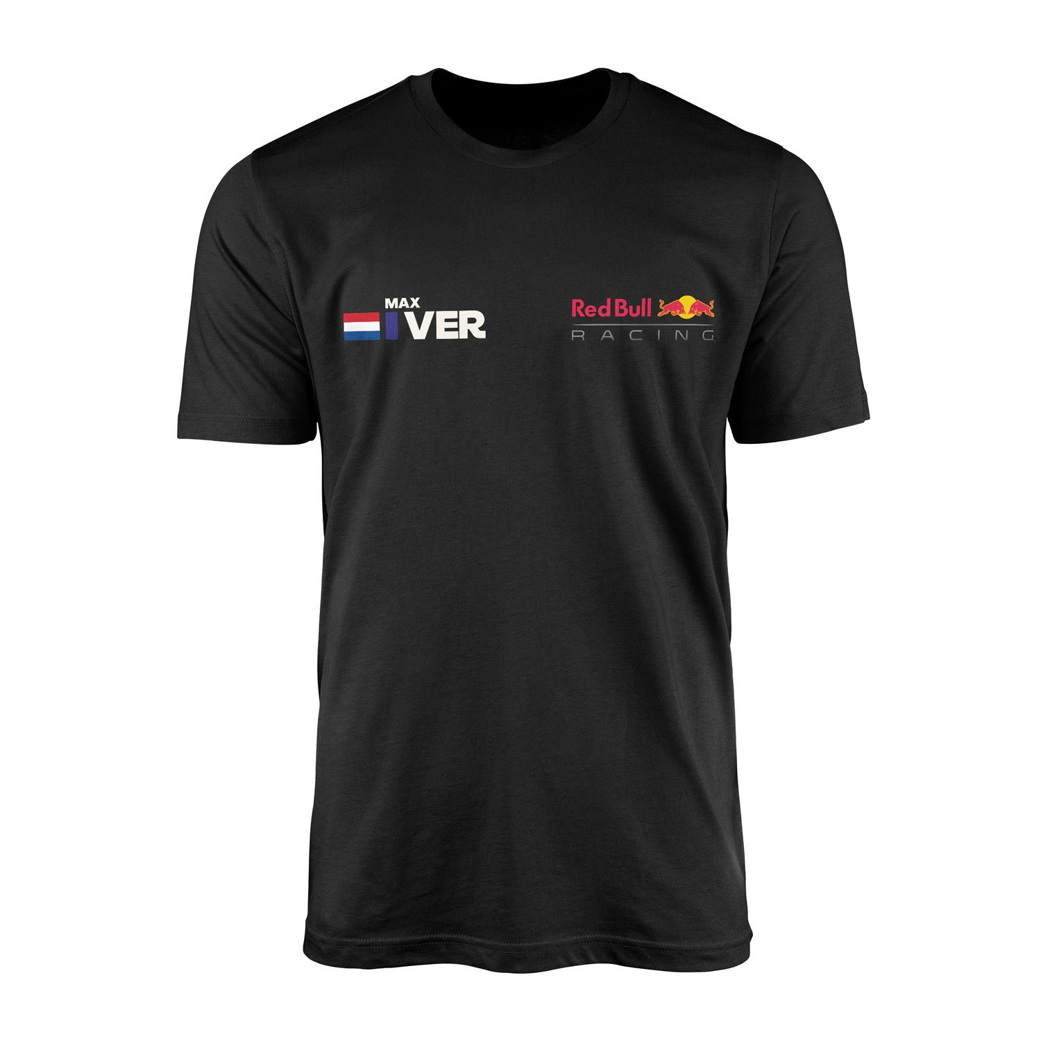 Max Verstappen Name Tag RB Racing Tişört M - Siyah