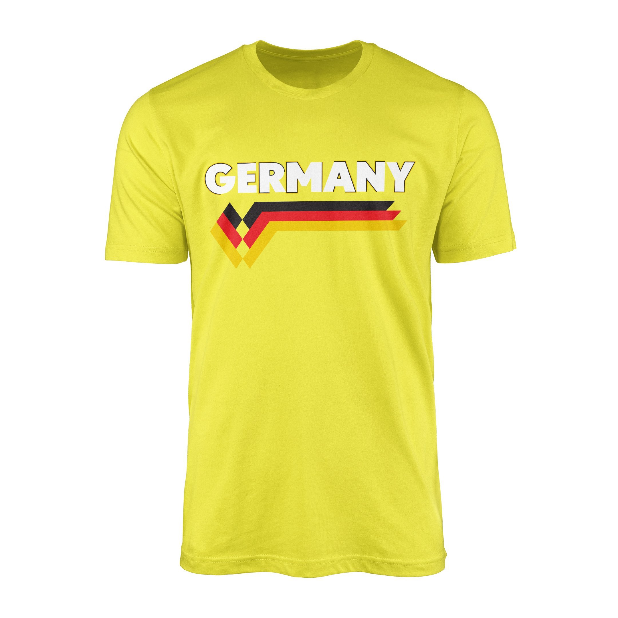 Almanya Retro II Tişört S - Sarı