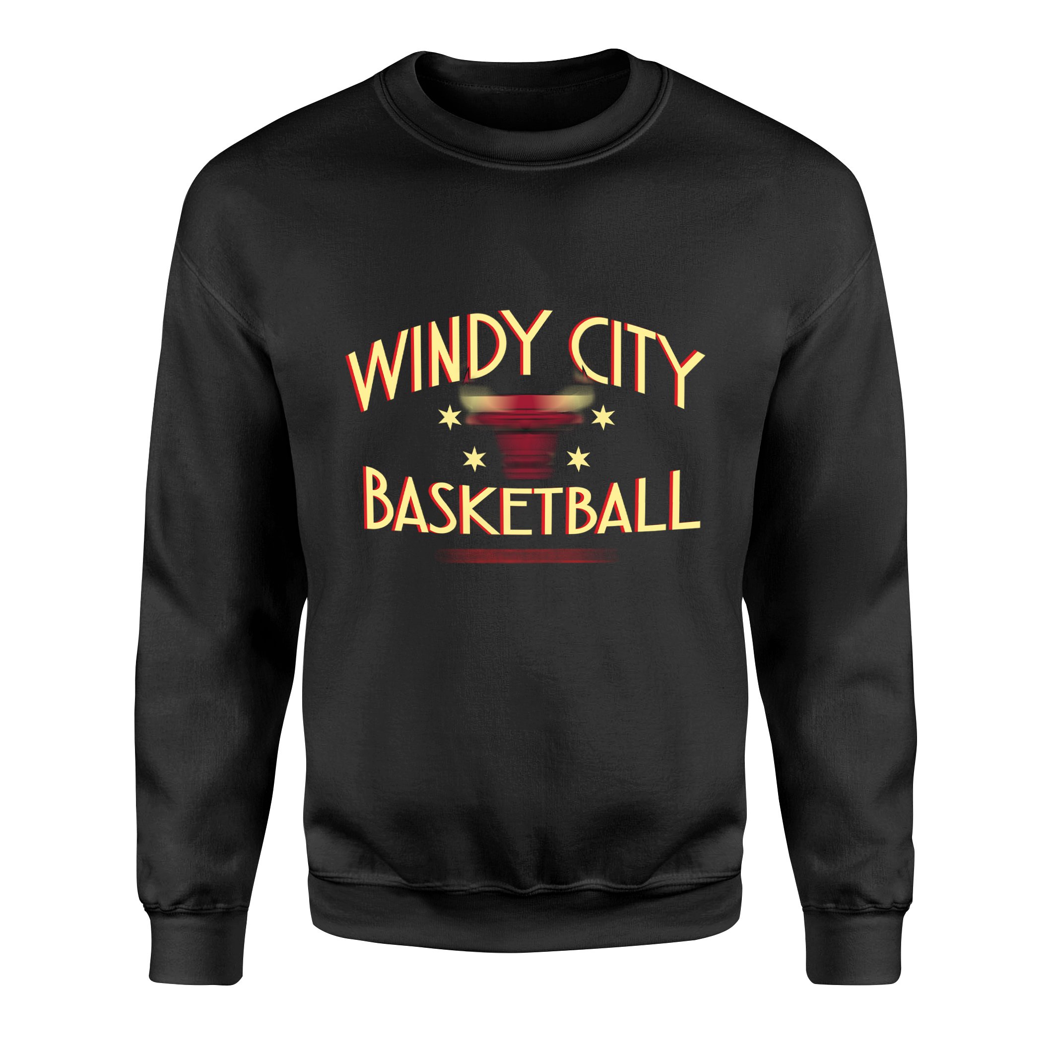 Windy City Basketball Sweatshirt XXL - Siyah