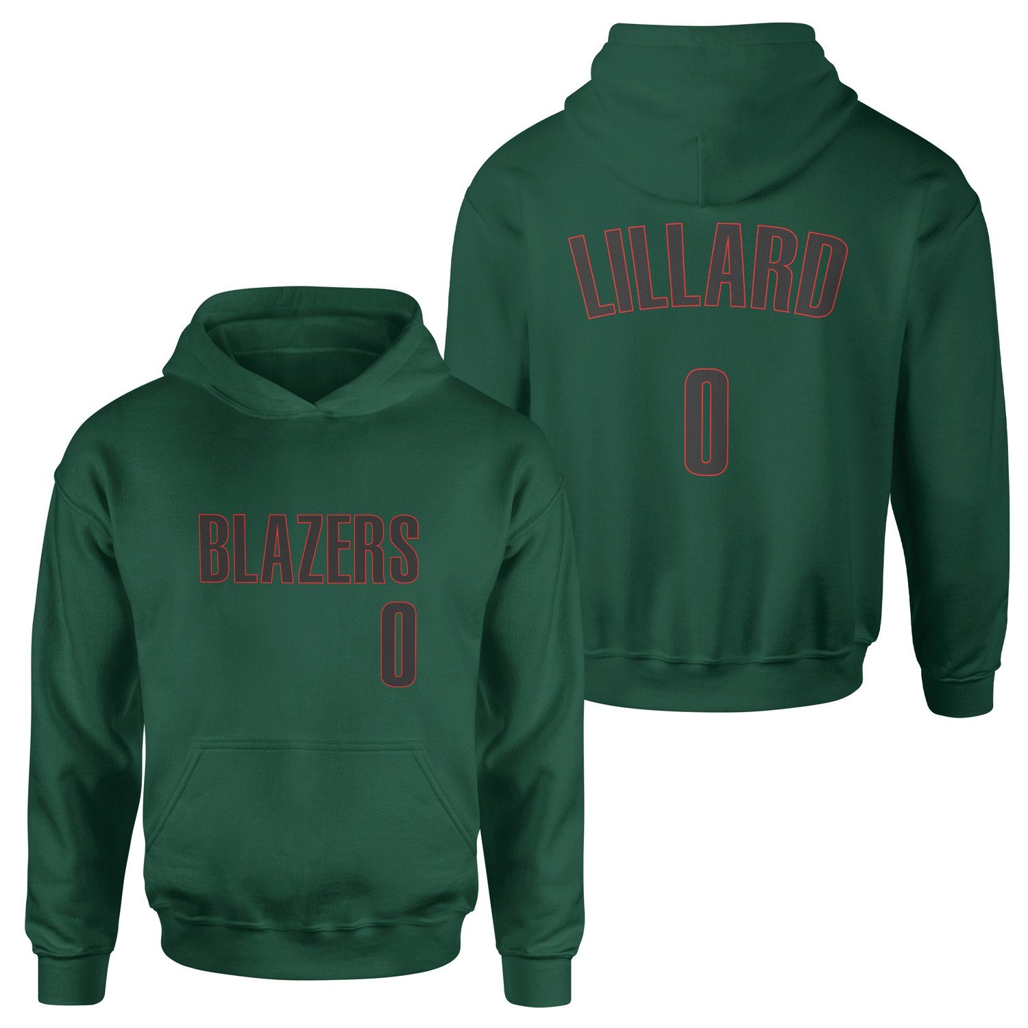 Damien Lillard Blazers Forma Hoodie XXL - Nefti Yeşili