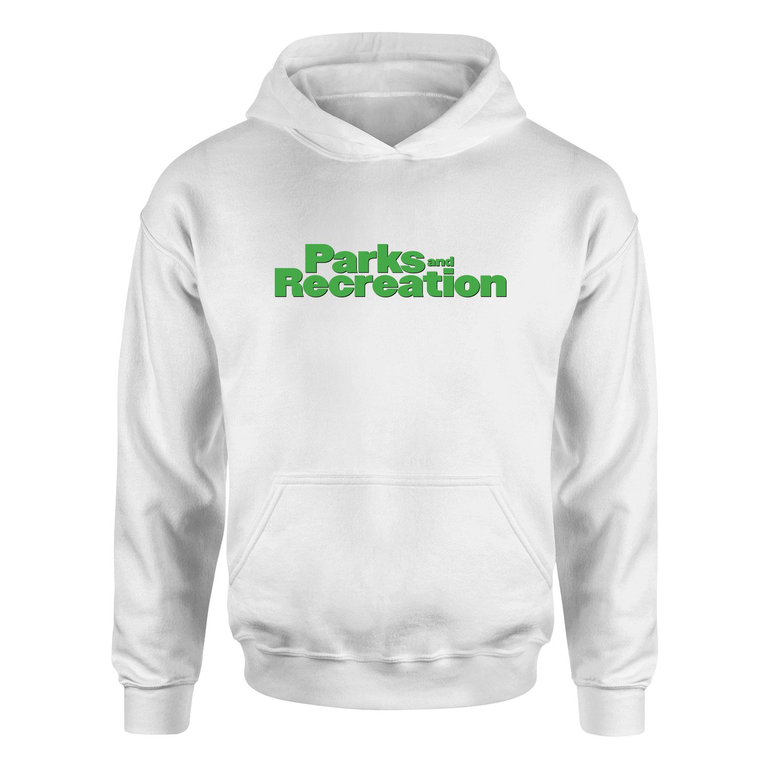Parks and Recreation Hoodie XXL - Beyaz