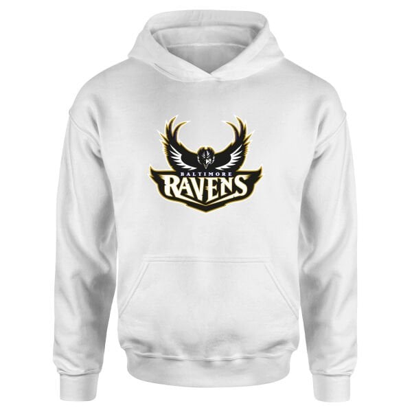 The Ravens Hoodie L - Beyaz
