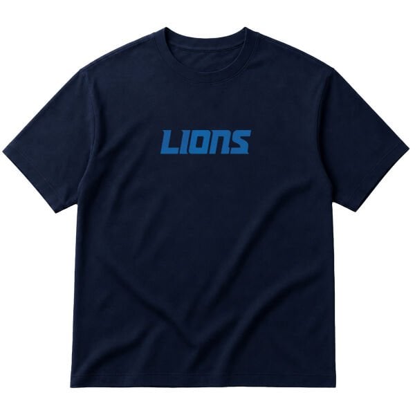 DET LIONS Iconic Oversize Tişört