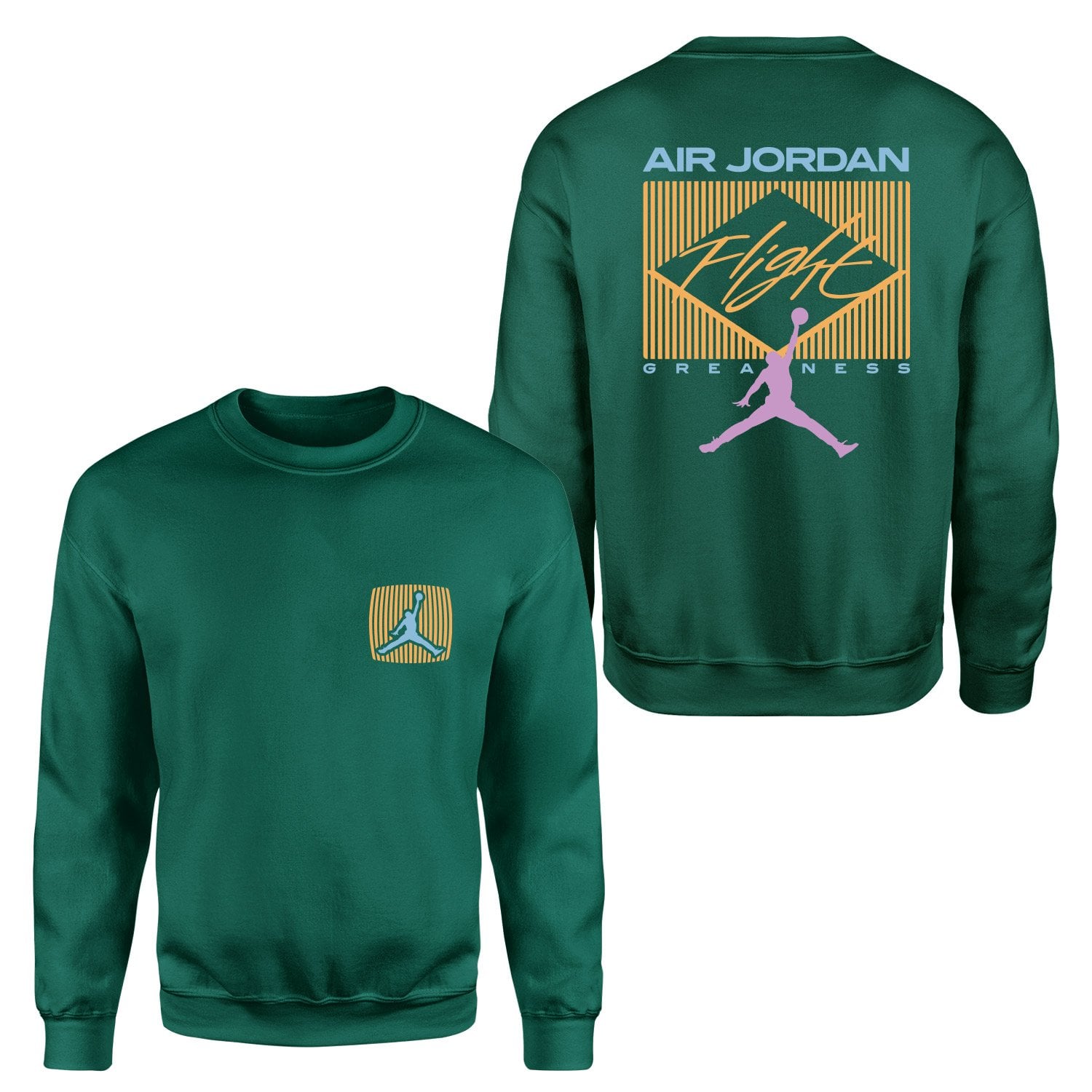 Flight Jordan Pastel Sweatshirt L - Nefti Yeşili