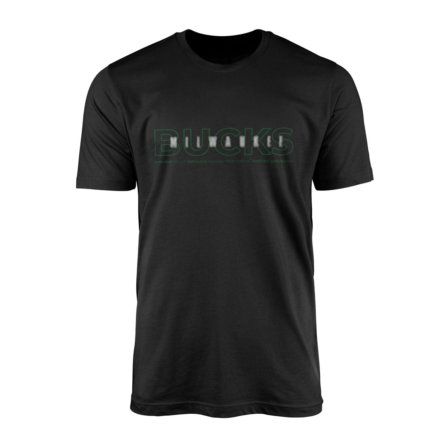 BUCKS Basketball Tişört M - Siyah