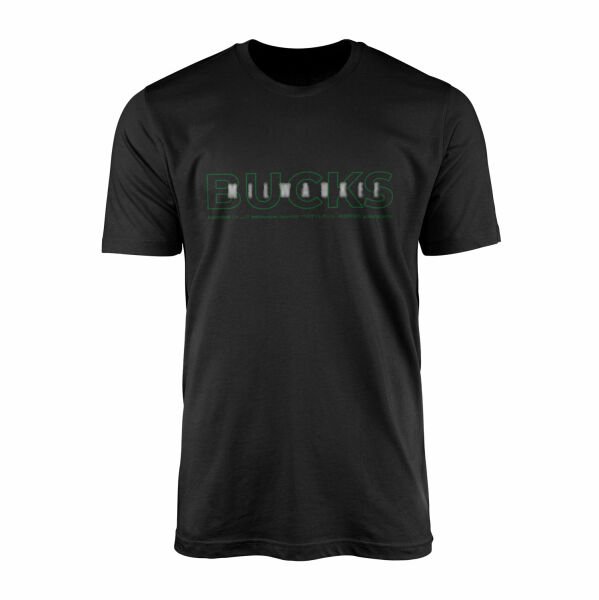 BUCKS Basketball Tişört M - Siyah
