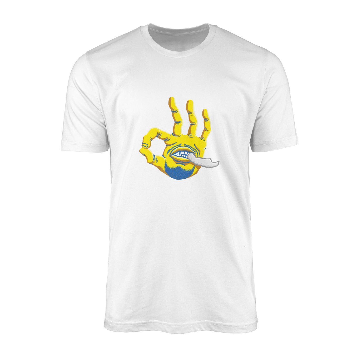 Stephen Curry Hand Tişört XL - Beyaz