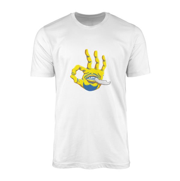 Stephen Curry Hand Tişört XL - Beyaz