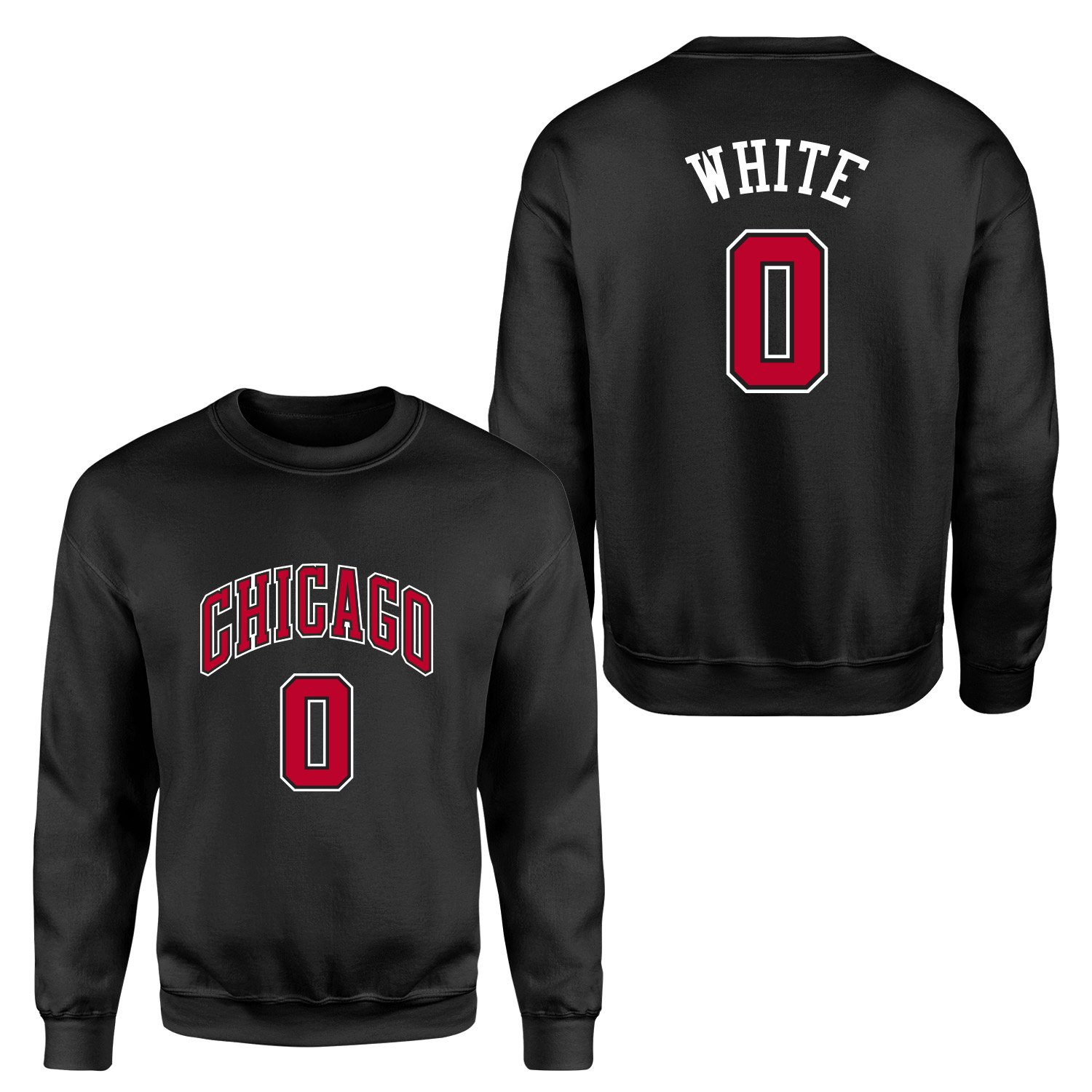 Coby White Chicago 0 Forma Sweatshirt S - Siyah