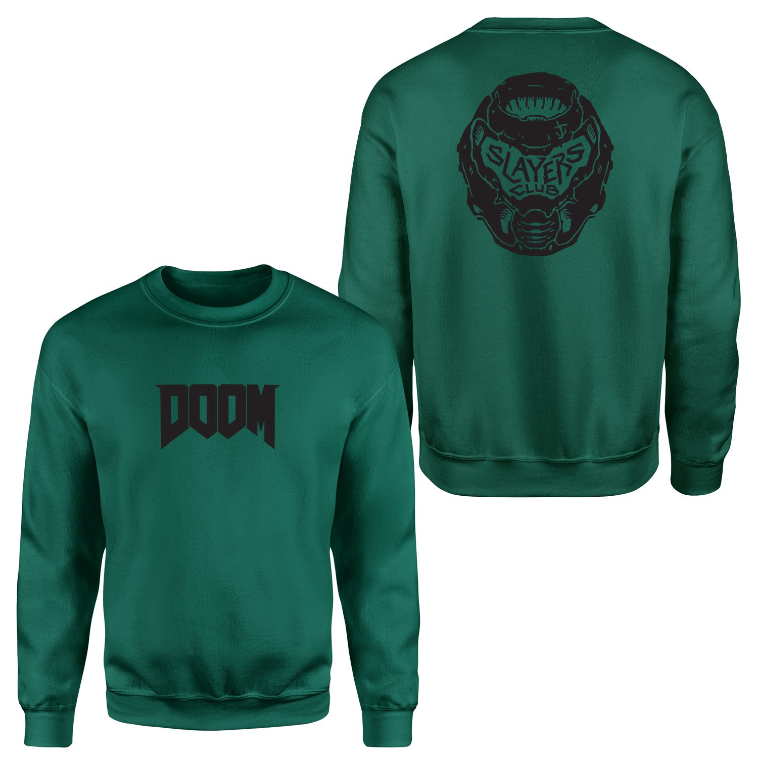 DOOM SLAYER Sweatshirt M - Nefti Yeşili