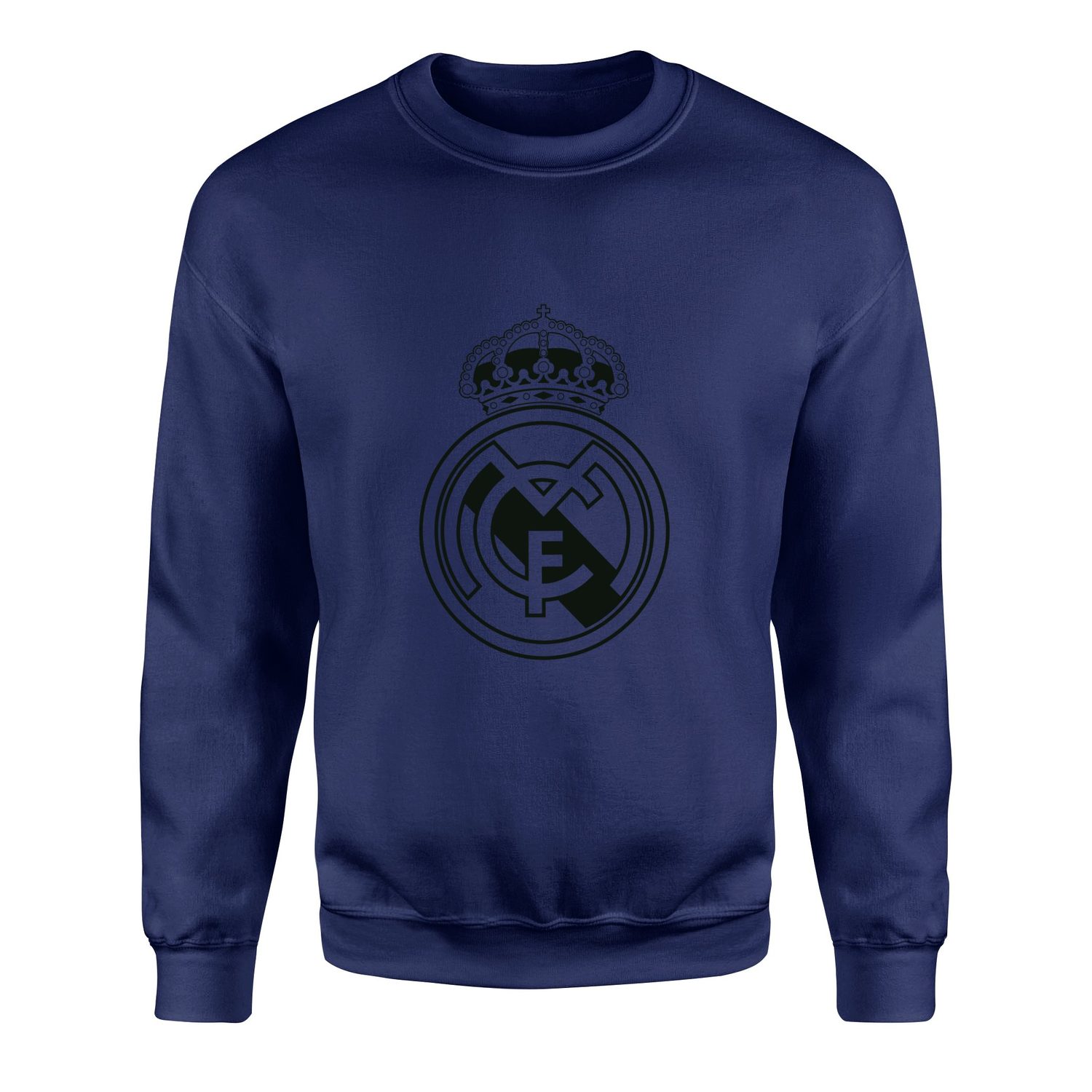Real Madrid Shield Sweatshirt S - İndigo Mavisi