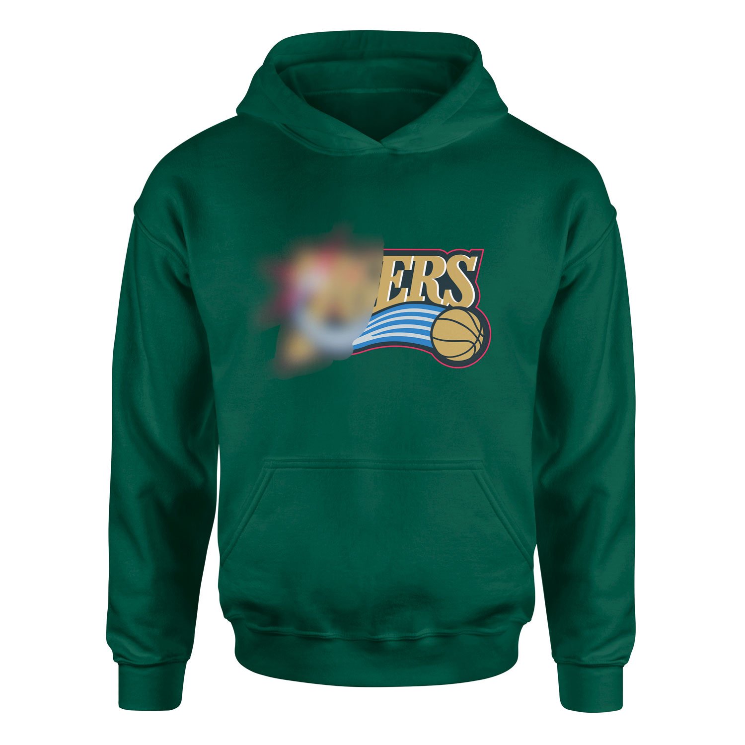 76ERS Hoodie S - Nefti Yeşili