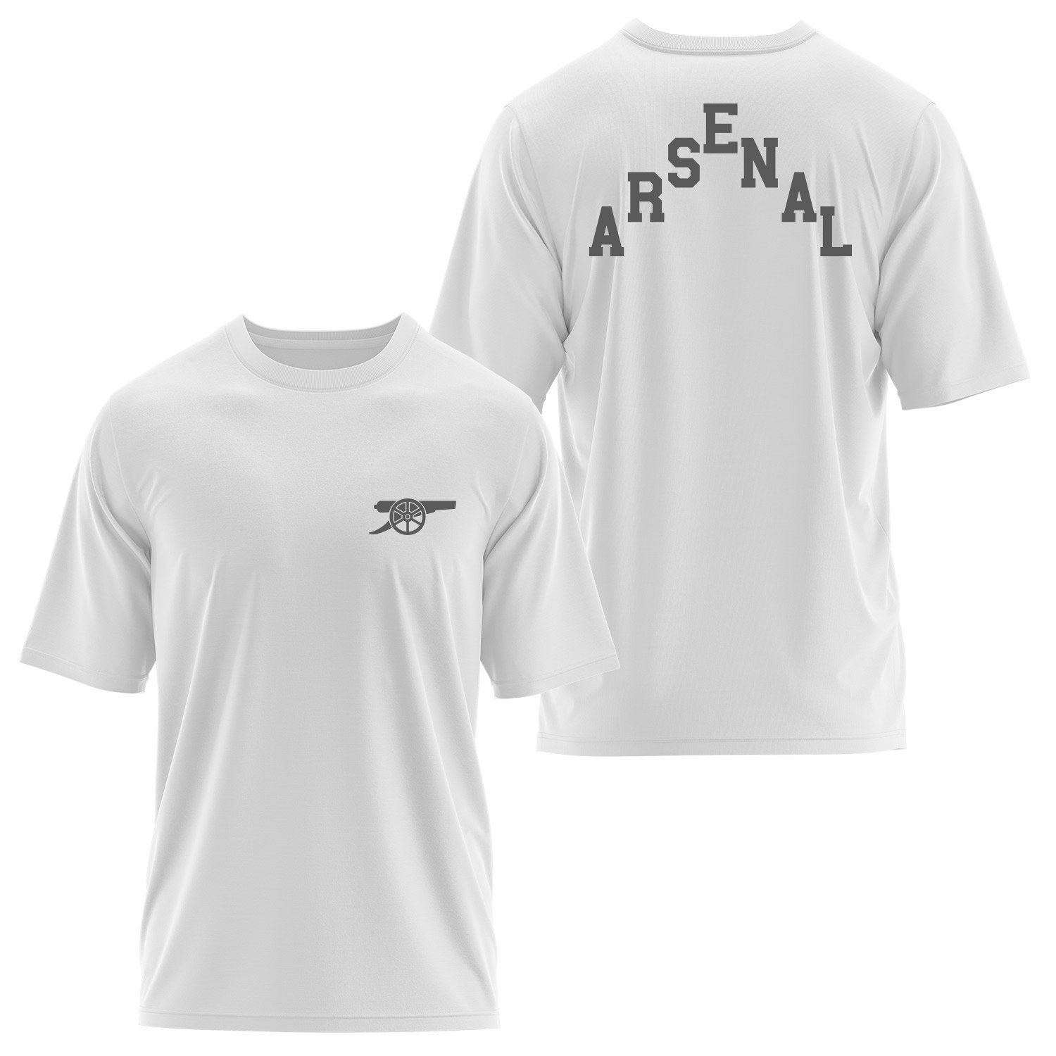 The Gunners FC Oversize Tişört L - Beyaz | OUTLET