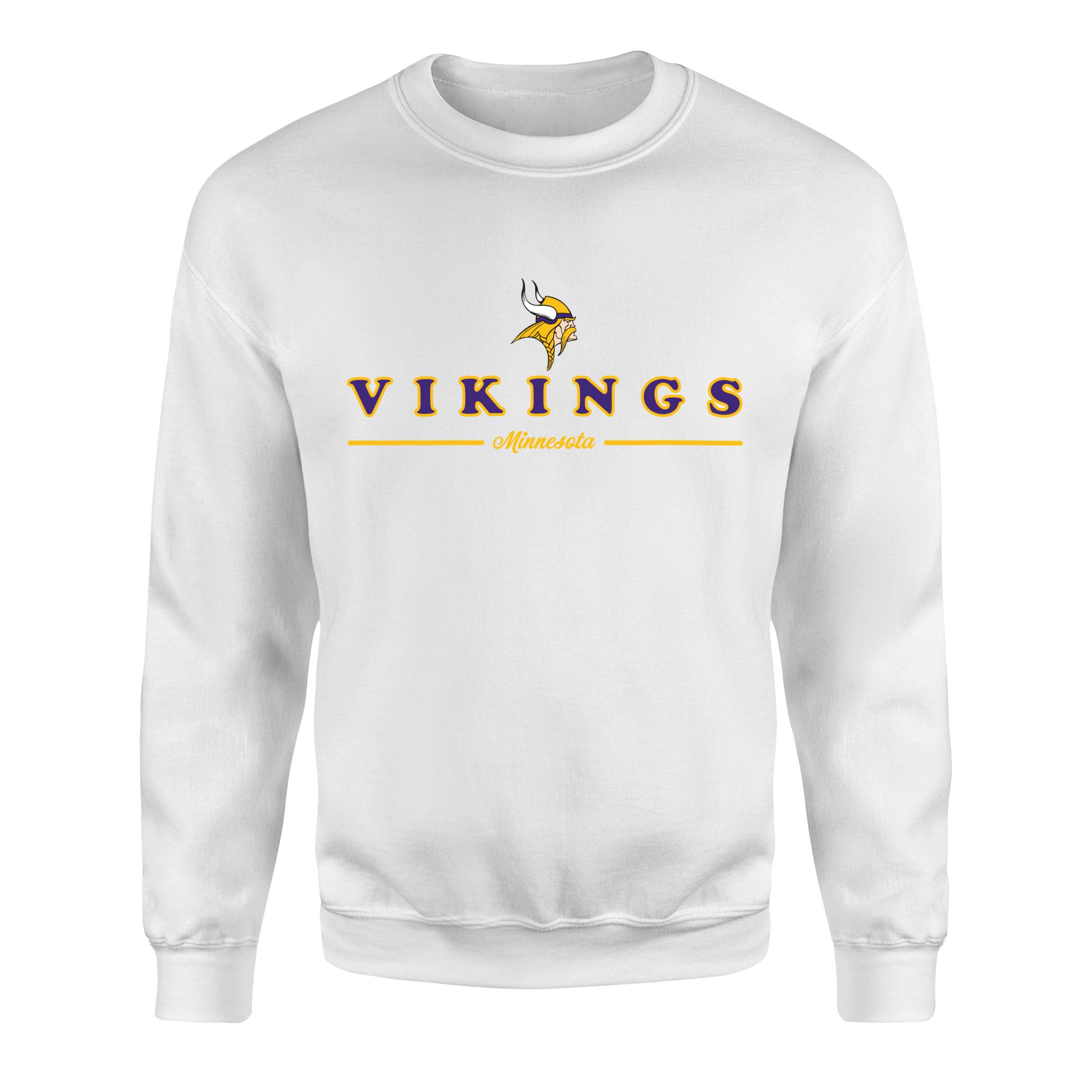 Minnesota Vikings L Sweatshirt L - Beyaz