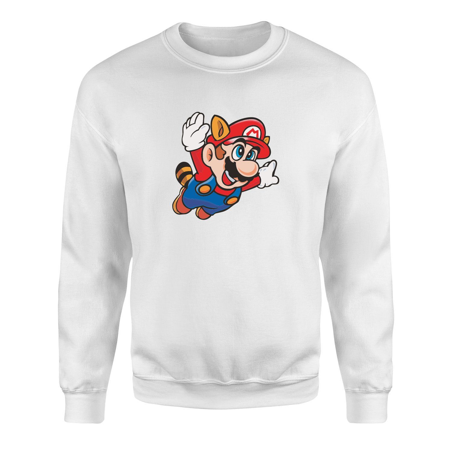 Super Mario Sweatshirt M - Beyaz