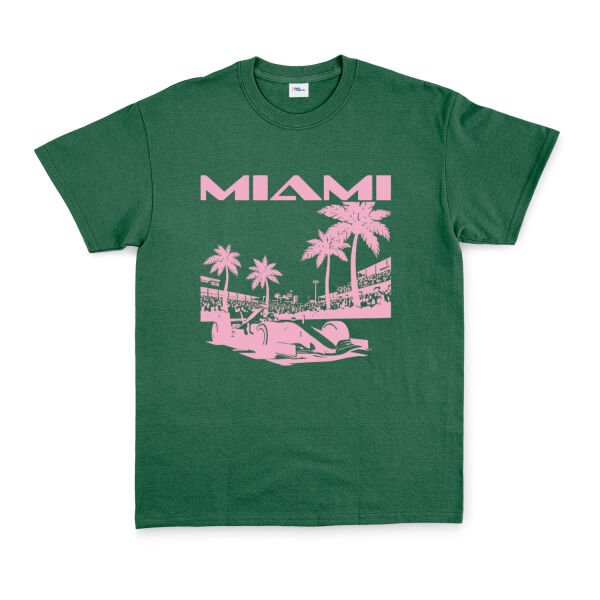 Miami Track Tişört XL - Nefti Yeşili